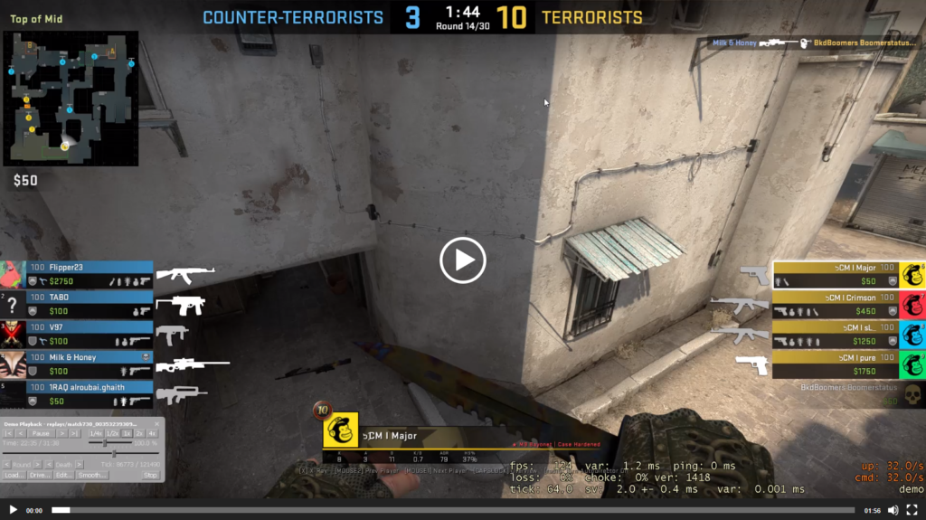 Major T Side Clutch 5v1 - D2