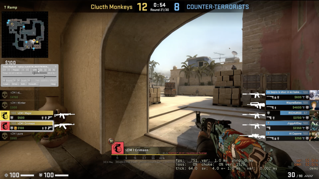 Crimson Timely Bomb Plant Clutch 5V1 - Mirage